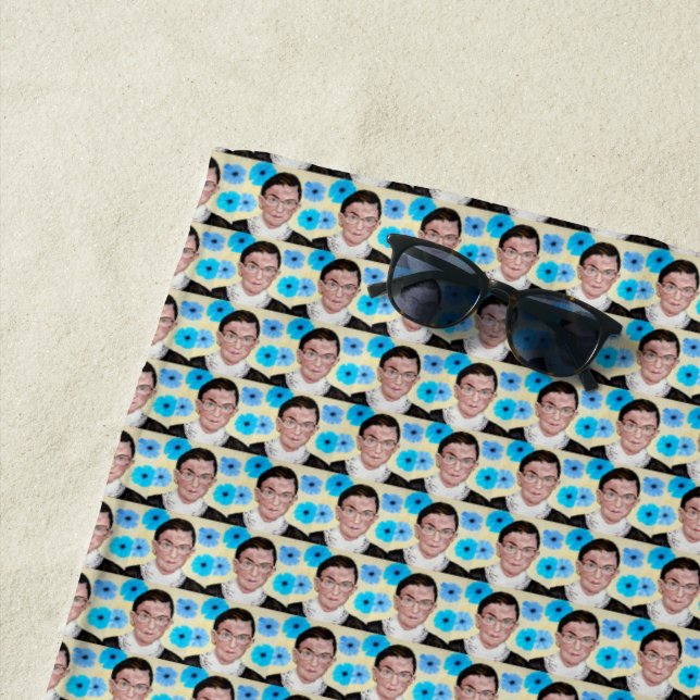 RUTH BADER GINSBURG BEACH TOWEL NOTORIOUS RBG (In Situ)