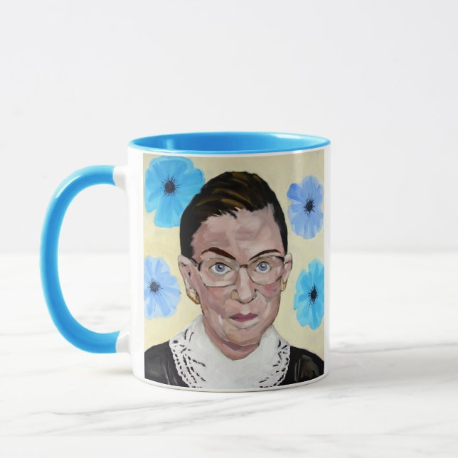 Ruth Bader Ginsburg Coffee Mug Notorious RBG (Left)