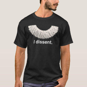 Ruth Bader Ginsburg Dissent Collar T Shirt RBG Cos