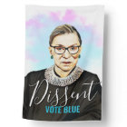 Ruth Bader Ginsburg Dissent Vote Blue 2020