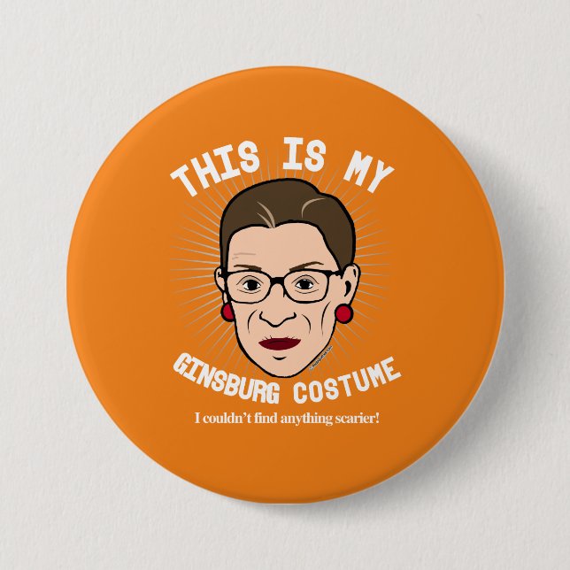 Ruth Bader Ginsburg Halloween Costume - I couldn't 7.5 Cm Round Badge (Front)