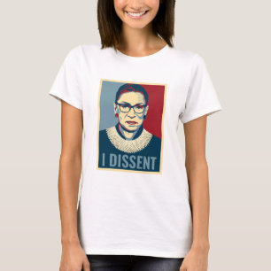 Ruth Bader Ginsburg I Dissent Pop-Art Ladies T-Shirt