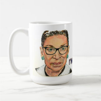 Ruth Bader Ginsburg "I'm With Her" Coffee Mug
