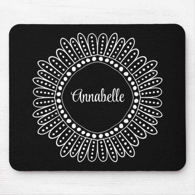 Ruth Bader Ginsburg Inspired Dissent Collar  Mouse Mat (Front)