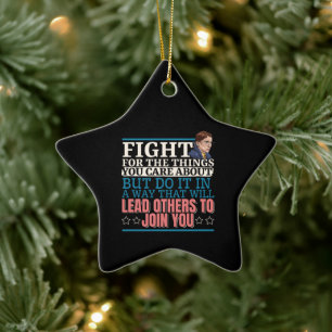 Ruth Bader Ginsburg Lead Others to Join You Ceramic Tree Decoration