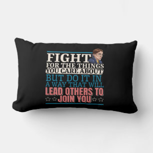 Ruth Bader Ginsburg Lead Others to Join You Lumbar Cushion