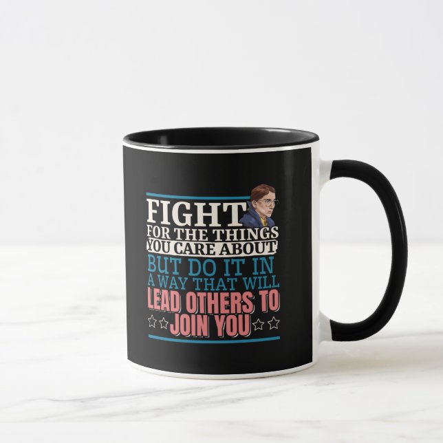 Ruth Bader Ginsburg Lead Others to Join You Mug (Right)