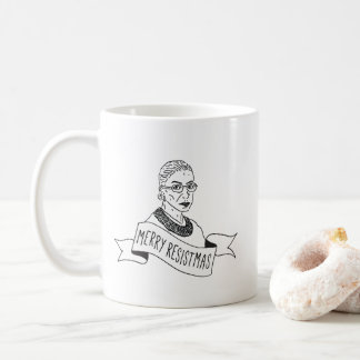 Ruth Bader Ginsburg Merry Resistmas Mug