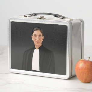 Ruth Bader Ginsburg Metal Lunch Box