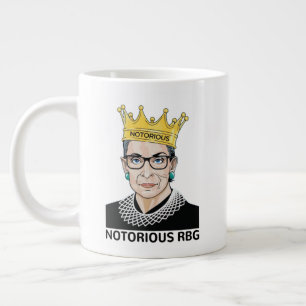 Ruth Bader Ginsburg Mug, Notorious RBG Large Coffee Mug