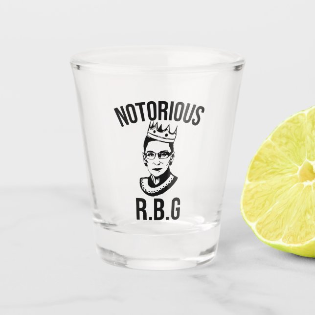 Ruth Bader Ginsburg Mug, Rbg Mug, Notorious Rbg Shot Glass (Front)