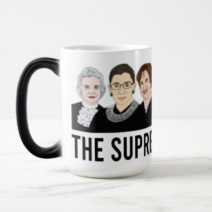 Ruth Bader Ginsburg Mug, Supreme Court Women Magic Mug