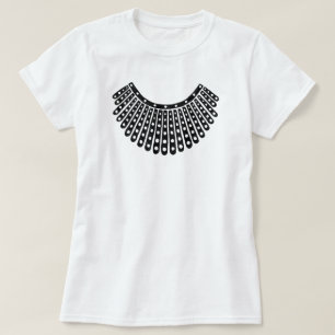 Ruth Bader Ginsburg Notorious RBG Collar T-Shirt
