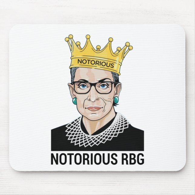 Ruth Bader Ginsburg - Notorious RBG Mouse Mat (Front)
