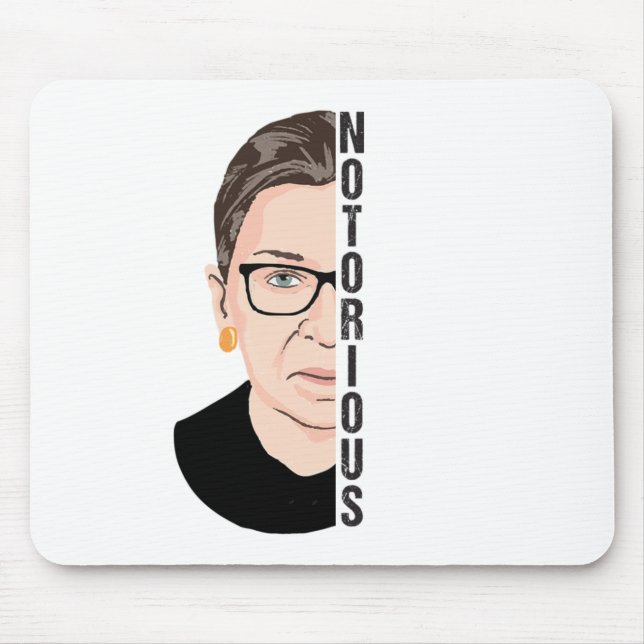 Ruth Bader Ginsburg, Notorious RBG, Notorious Mouse Mat (Front)