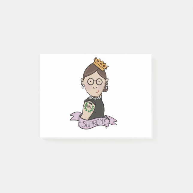 Ruth Bader Ginsburg, notorious RBG Post-it Notes (Front)