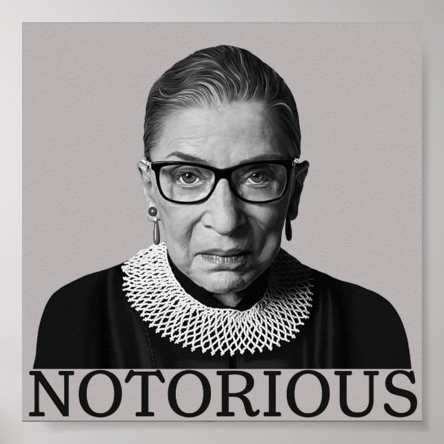 Ruth Bader Ginsburg  Poster (Front)