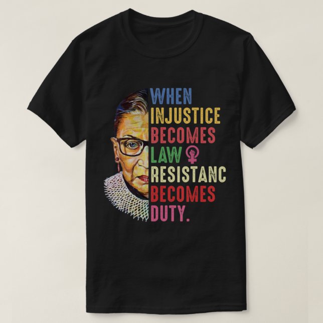 Ruth Bader Ginsburg Pro Choice My Body My Choice F T-Shirt (Design Front)