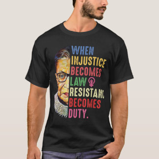 Ruth Bader Ginsburg Pro Choice My Body My Choice F T-Shirt