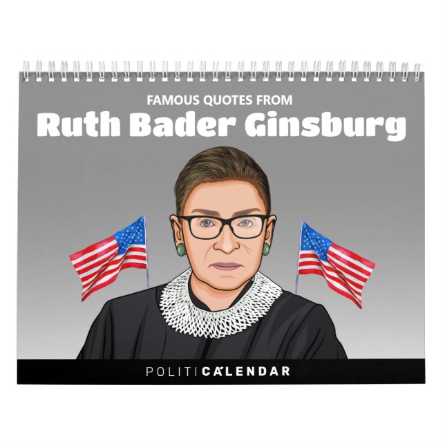 Ruth Bader Ginsburg Quotes Calendar (Cover)
