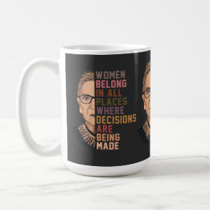Ruth Bader Ginsburg RBG Coffee Mug