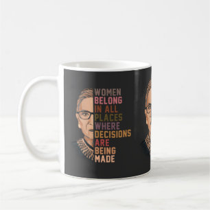 Ruth Bader Ginsburg RBG Coffee Mug