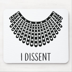 Ruth Bader Ginsburg, RBG Dissent Collar Mouse Mat