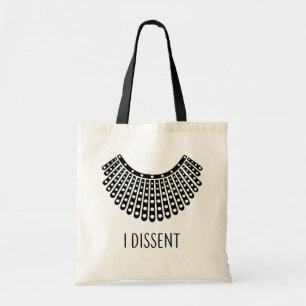 Ruth Bader Ginsburg, RBG Dissent Collar Tote Bag
