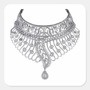 Ruth Bader Ginsburg RBG Dissent Collar Women's Square Sticker