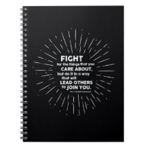 Ruth Bader Ginsburg RBG Fight Notebook