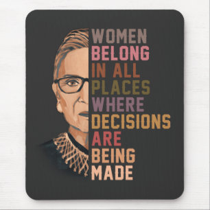 Ruth Bader Ginsburg RBG Mouse Mat