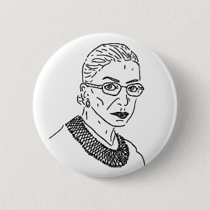 Ruth Bader Ginsburg RBG Pin