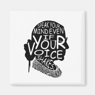 ruth bader ginsburg, speak your mind even, notorio magnet