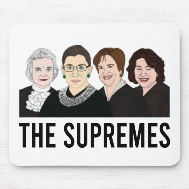 Ruth Bader Ginsburg, Supreme Court Women Mouse Mat (Front)