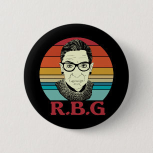 Ruth Bader Ginsburg The Notorious RBG Button