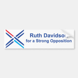Ruth Davidson for a Strong Opposition Bumper Sticker