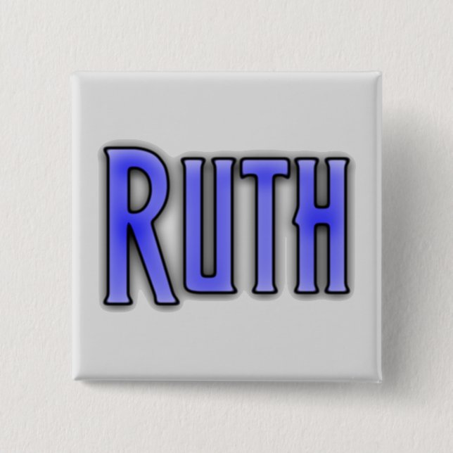RUTH, for Ruth 15 Cm Square Badge (Front)