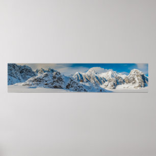Ruth Glacier Denali National Park Pano Poster