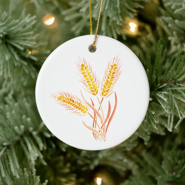 Ruth/Grain Stalks - Jesse Tree Keepsake Ornament (Tree)
