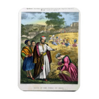 Ruth in the Field of Boaz, from a bible printed by