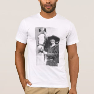 Ruth Roach and her horse. T-Shirt
