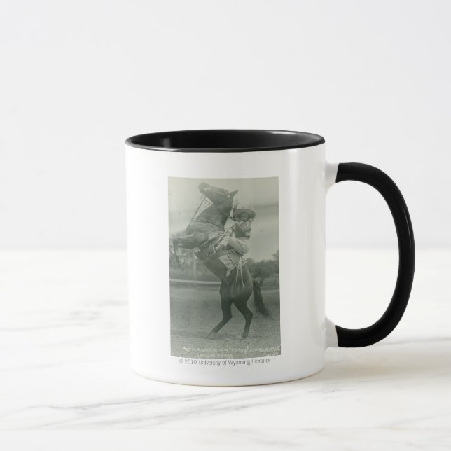 Ruth Roach on Tony, Cheyenne, Wyoming. Mug (Right)