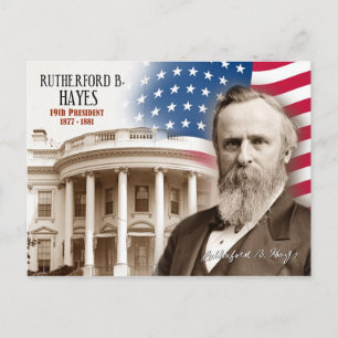 Rutherford B. Hayes -  19th President of the U.S. Postcard