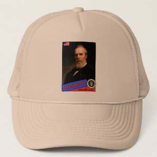 Rutherford B. Hayes Baseball Card Trucker Hat