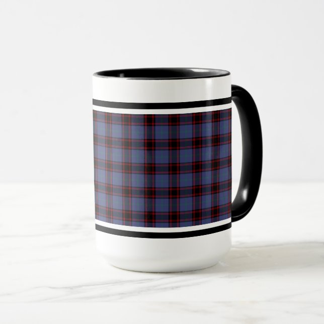 Rutherford Clan Scottish Tartan Mug (Front Right)