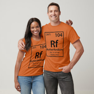 Rutherfordium Element (black) T-Shirt
