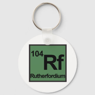 Rutherfordium Keychain