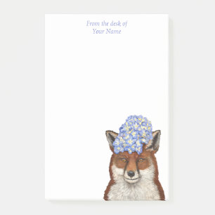Ruthie the fox post it notepad
