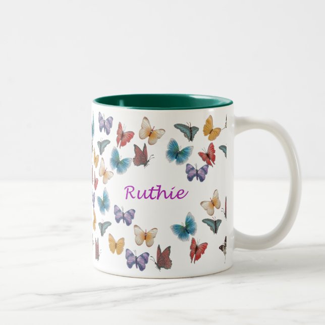 Ruthie Two-Tone Coffee Mug (Right)