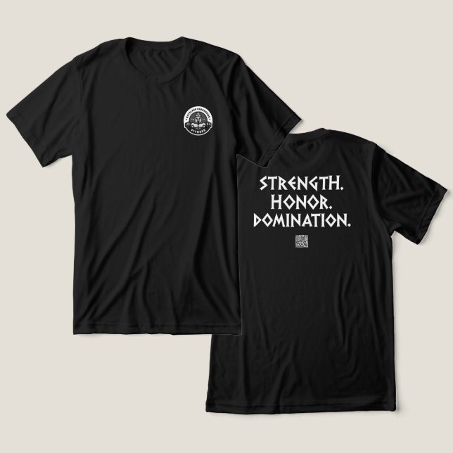 Ruthless Aggression Fitness Gym Tee # 1 (Design Front & Back)